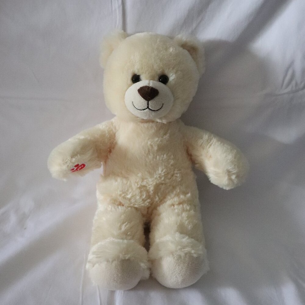 Build A Bear Workshop BABW Kids Cream/Ivory Stuffed Teddy Bear Animal | 16"‎